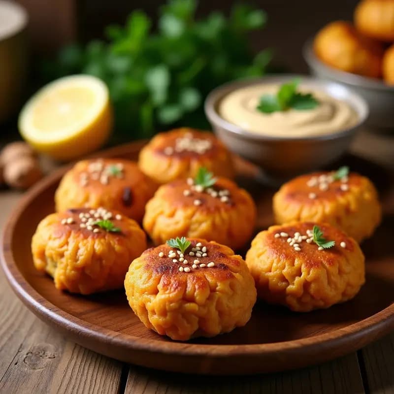 Kibbeh Libanes de Calabaza y Lentejas: Empanadas Crujientes Sin Carnes en Horno