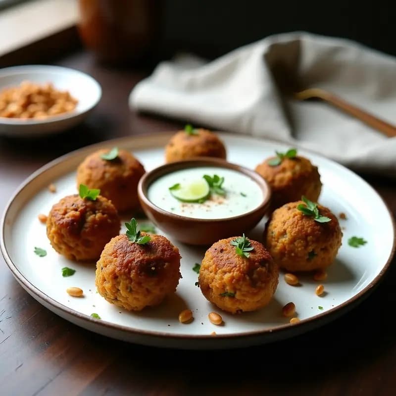 Kibbeh Libanesa de Carne y Trigo: Receta de Albóndigas Crujientes con Especias Orientales