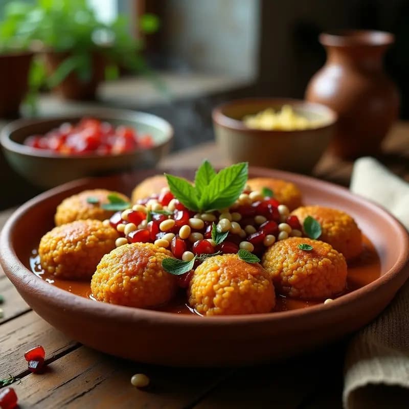 Kibbeh Nahrain de Cordero y Trigo Burgol: Receta Iraquí Auténtica en Olla Lenta