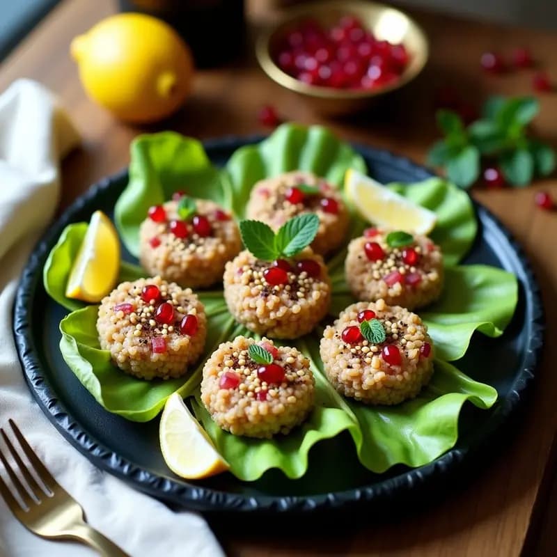 Kibbeh Nahrayeh Libanesa: Pastel de Pescado Crudo y Bulgur con Especias de Oriente Medio