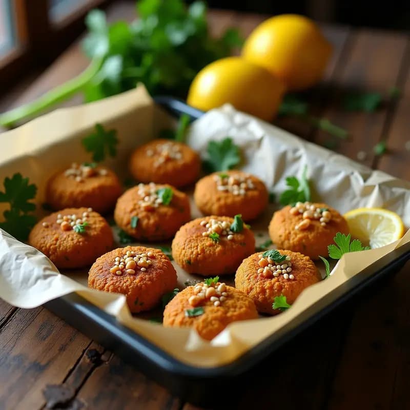Kibbeh de Ñame y Espinacas: Versión Africana de las Croquetas Orientales