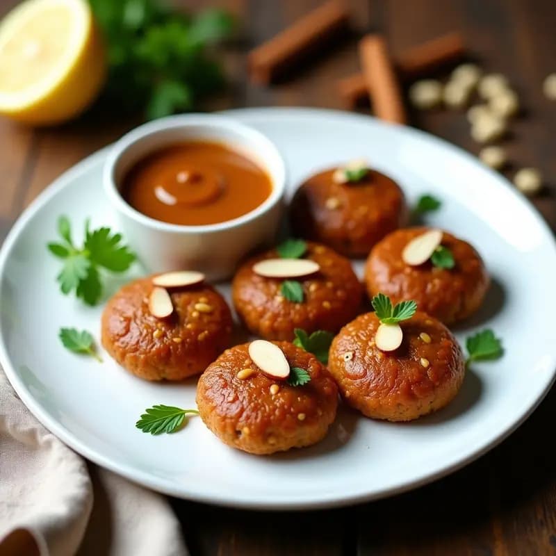Kibbeh Nayeh de Lentejas Rojos con Salsa de Tamarindo: Entrante Libanés Crudivegano