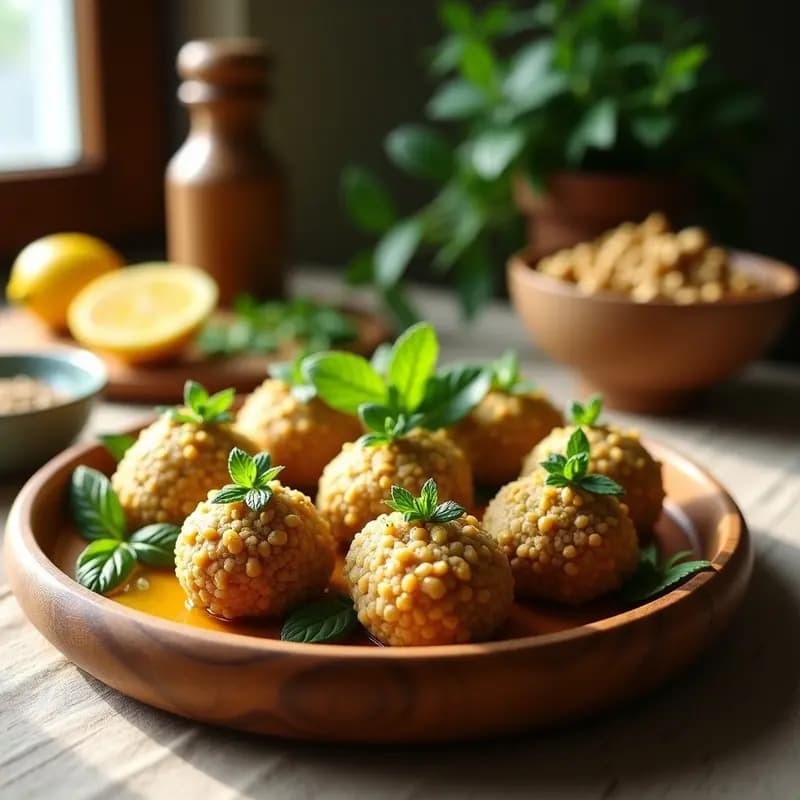 Kibbeh Nayye de Garbanzos y Nueces: Aperitivo Libanés Crudivegano y Alto en Proteína