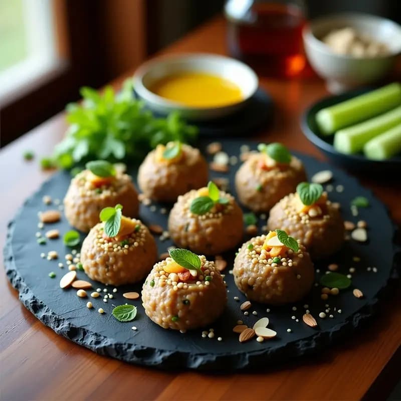 Kibbeh Nayye de Lentejas y Granadilla: Crudo Libanés Vegano y Alto en Hierro