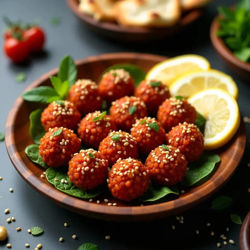 Kibbeh Nayye de Lentejas Rojas: Versión Vegana del Clásico Líbano con Especias