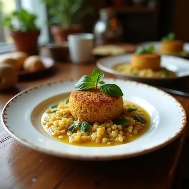 Kibbeh Nayye de Quinoa: Tartar Árabe Vegano con Especias y Limón en 15 Minutos