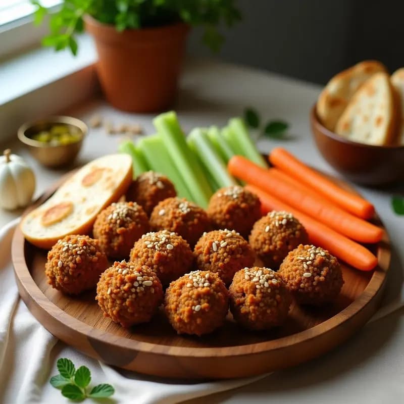 Kibbeh Nayyeh de Lentejas y Avena: Aperitivo Libanés Vegano y Crudivegano