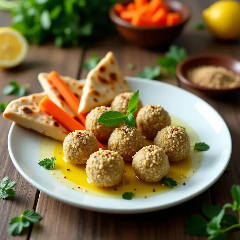 Kibbeh Nayyeh de Quinoa: Crudos Libaneses con Especias y Aceite de Oliva
