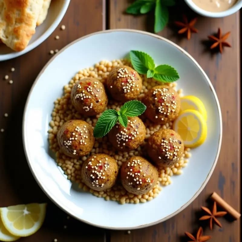 Kibbeh Nayyeh Vegana de Lentejas y Trigo Bulgur: Receta Libanesa sin Carne Cruda
