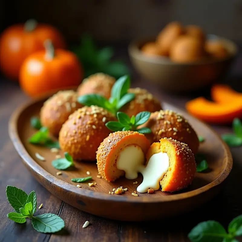 Kibbeh Nolanesi de Calabaza y Queso Feta: Receta Libanesa de Otoño al Horno