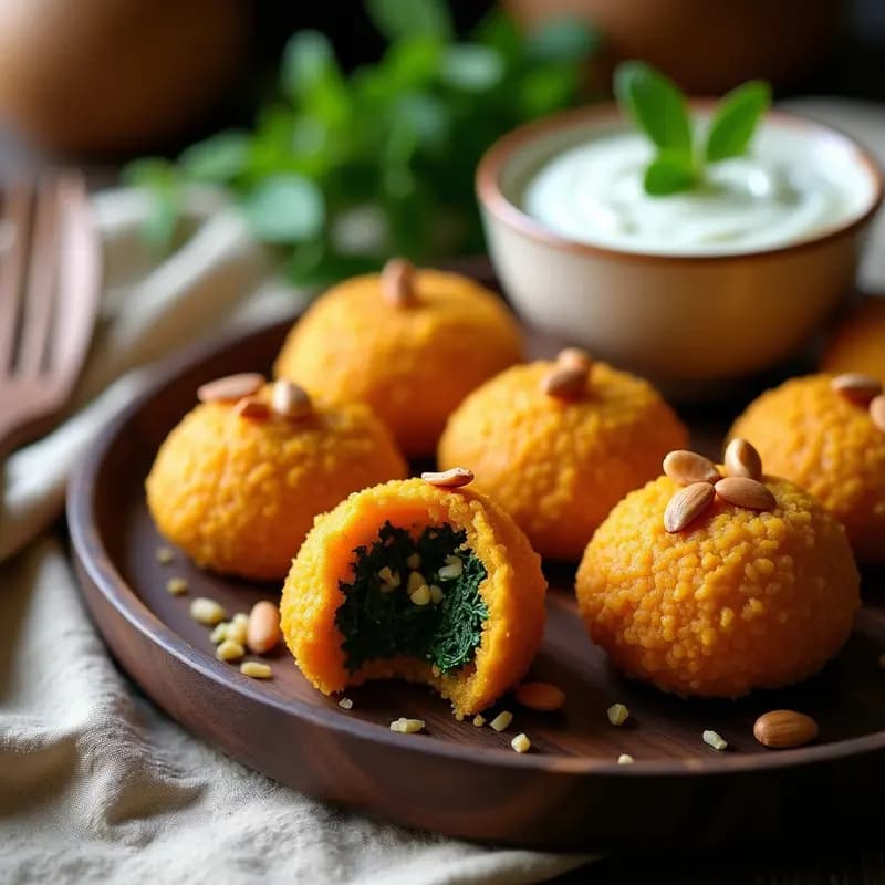 Kibbeh de Quinoa y Calabaza Rellena: Receta Libanesas Keto y Sin Gluten