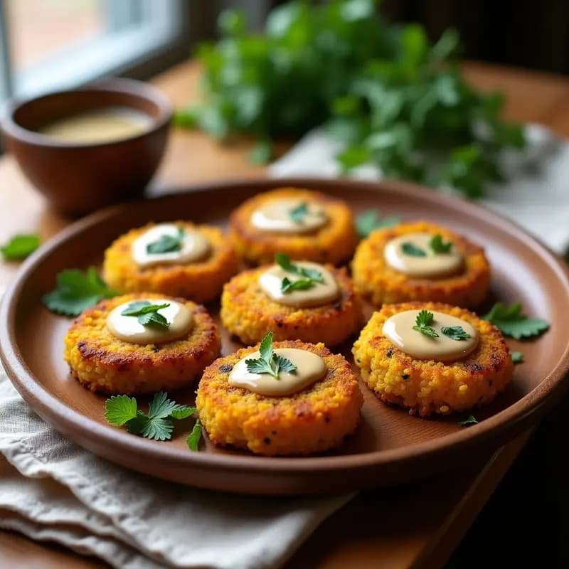 Kibbeh de Quinoa y Calabaza con Tahini: Receta Libanesa Keto y Crudivegana