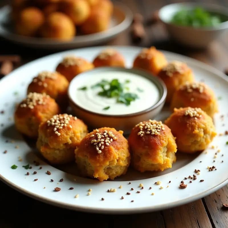 Kibbeh de Quinoa y Calabaza: Albóndigas Líbano-Sirias Veganas y Crujientes