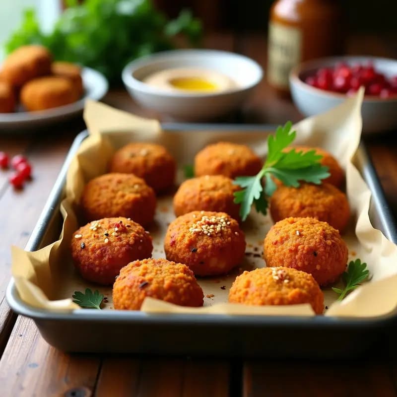 Kibbeh de Quinoa y Calabaza: Croquetas Libanesas Veganizadas al Horno