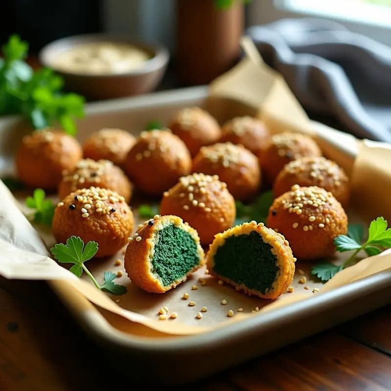 Kibbeh de Quinoa y Espirulina: Albóndigas Árabes Veganas en Horno