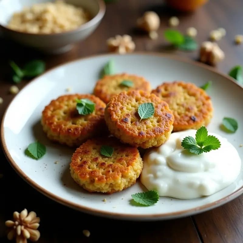 Kibbeh de Quinoa y Nueces: Receta Siria Sin Gluten y Keto en Airfryer