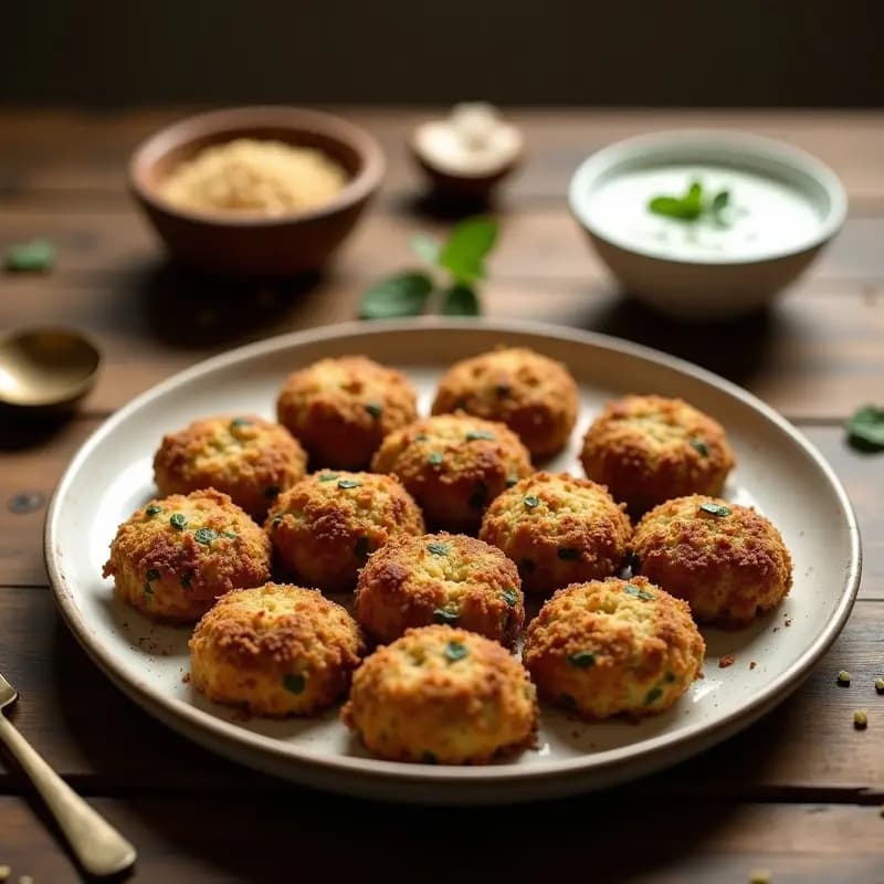Kibbeh Libanés de Quinoa y Setas Portobello: Croquetas Árabes Sin Carne