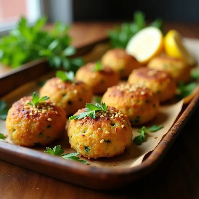 Kibe de Quinoa y Calabacín: Albóndigas Libanesas Veganas al Horno