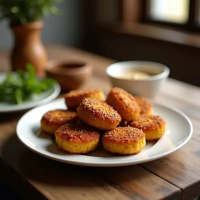 Kibeh de Lentejas Rojas y Nueces: Croquetas Armenias Sin Gluten al Horno