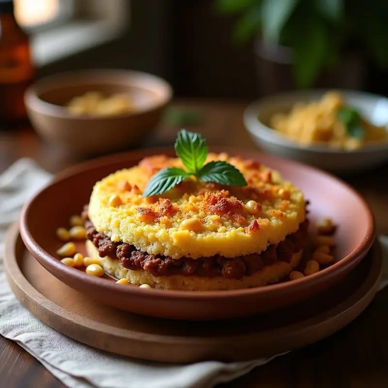 Kibeh Nabulsieh de Carne y Piñones: Receta Libanesa al Horno con Especias