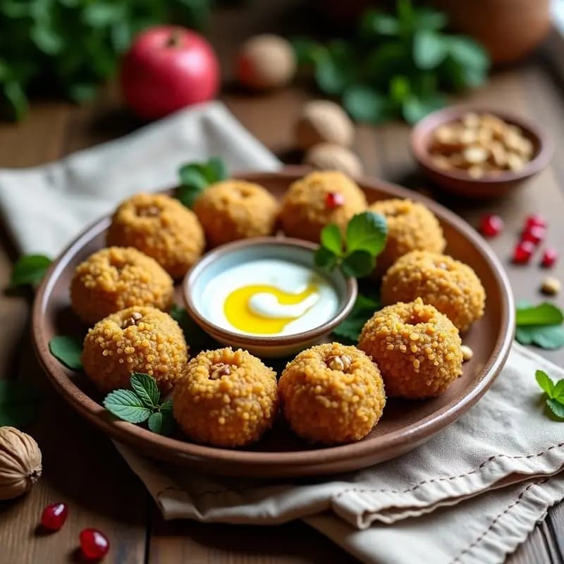 Kibeh Libanés de Quinoa y Nueces: Receta Sin Gluten y Alta en Omega-3
