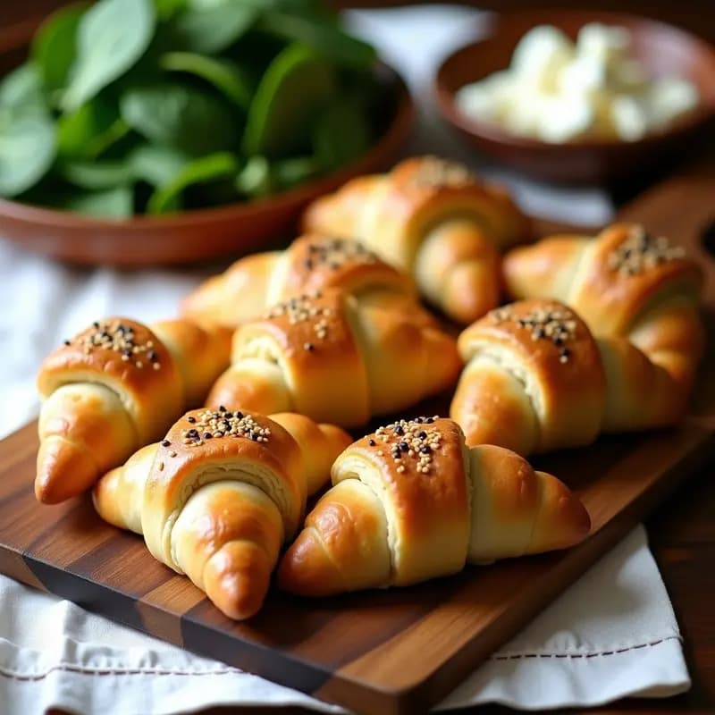 Kibelis de Espinacas y Queso Feta: Empanadillas Judías para Rosh Hashaná