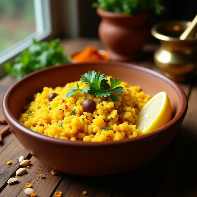 Kitchari de Lentejas y Arroz Basmati con Especias Ayurvédicas: Receta India Detox
