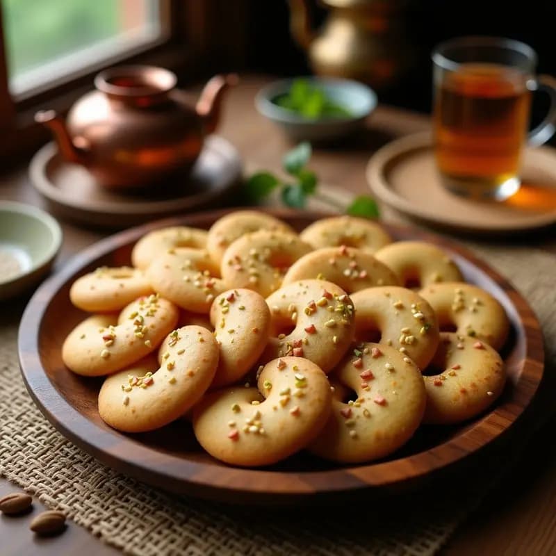 Kleicha Iraquí de Dátiles y Cardamomo: Galletas Dulces Sin Harina para Eid