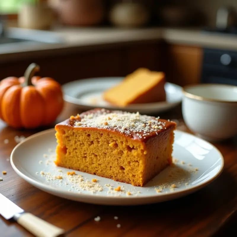 Kmpi de Calabaza y Coco con Especias: Postre Indio Vegano Sin Horno