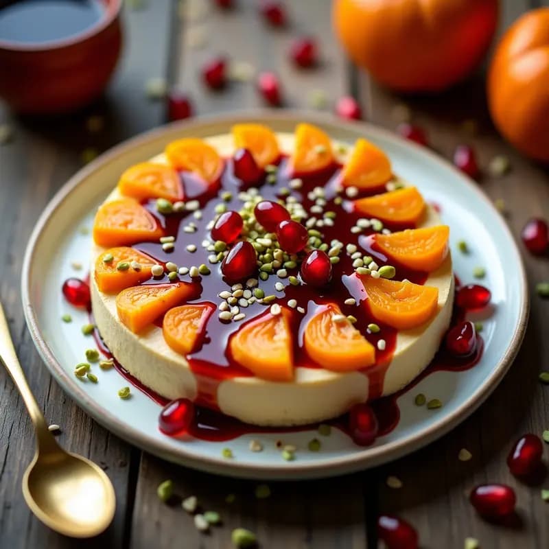 Knafeh de Calabaza y Queso de Anacardos: Postre libanés vegano y bajo en azúcar