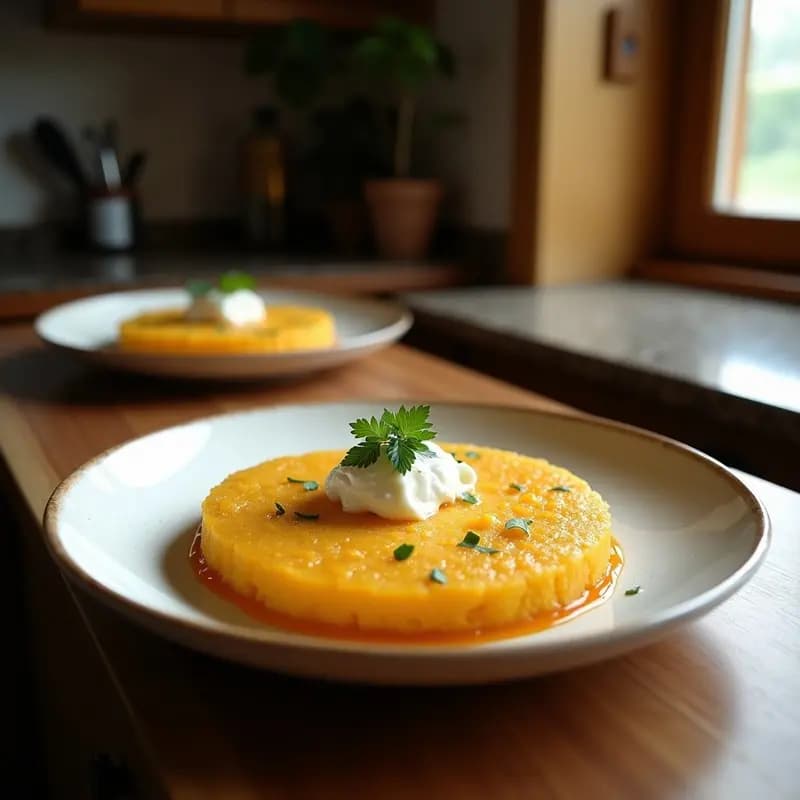 Knafeh de Calabaza y Queso Ricotta: Versión siria baja en lactosa con almíbar de dátiles
