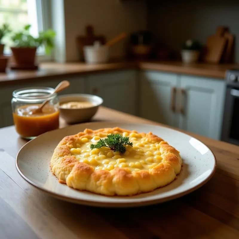 Knafeh de Queso Akkawi y Jarabe de Agua de Azahar: Postre Árabe Sin Horno