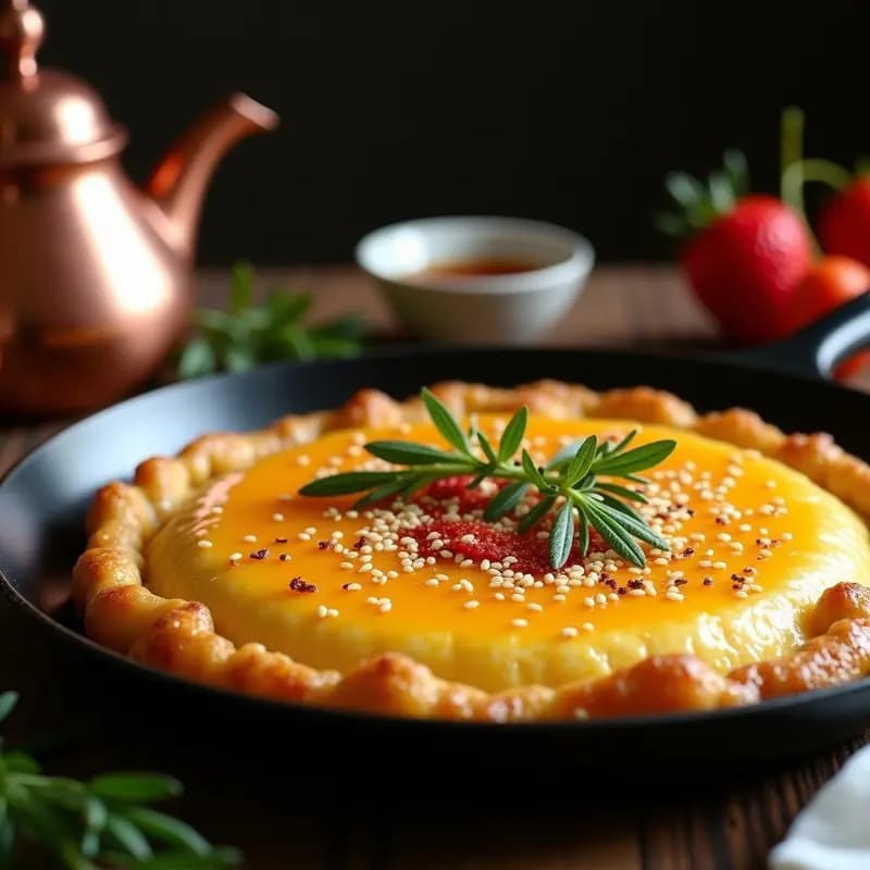K nafeh de Queso Akkawi y Majoram: Postre Árabe Caliente y Derretido en 15 Minutos