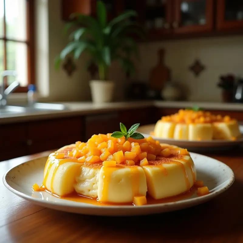 Knafeh de Queso Ricotta y Naranjas: Postre Árabe Tradicional Bajo en Calorías