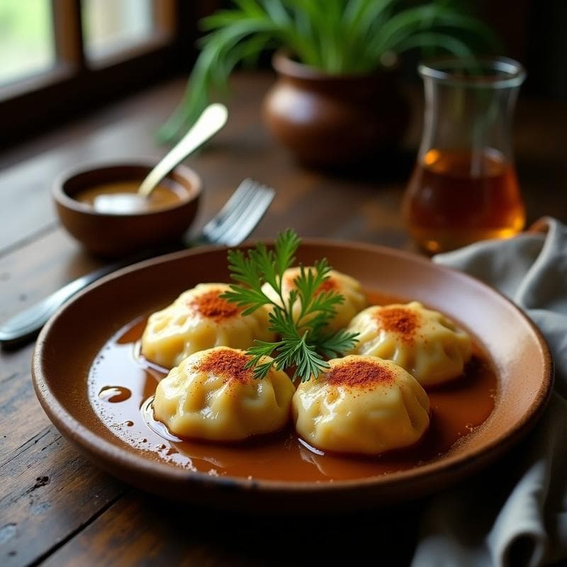Knödel de Col y Champiñones: Receta Alemana Vegana en Olla Lenta