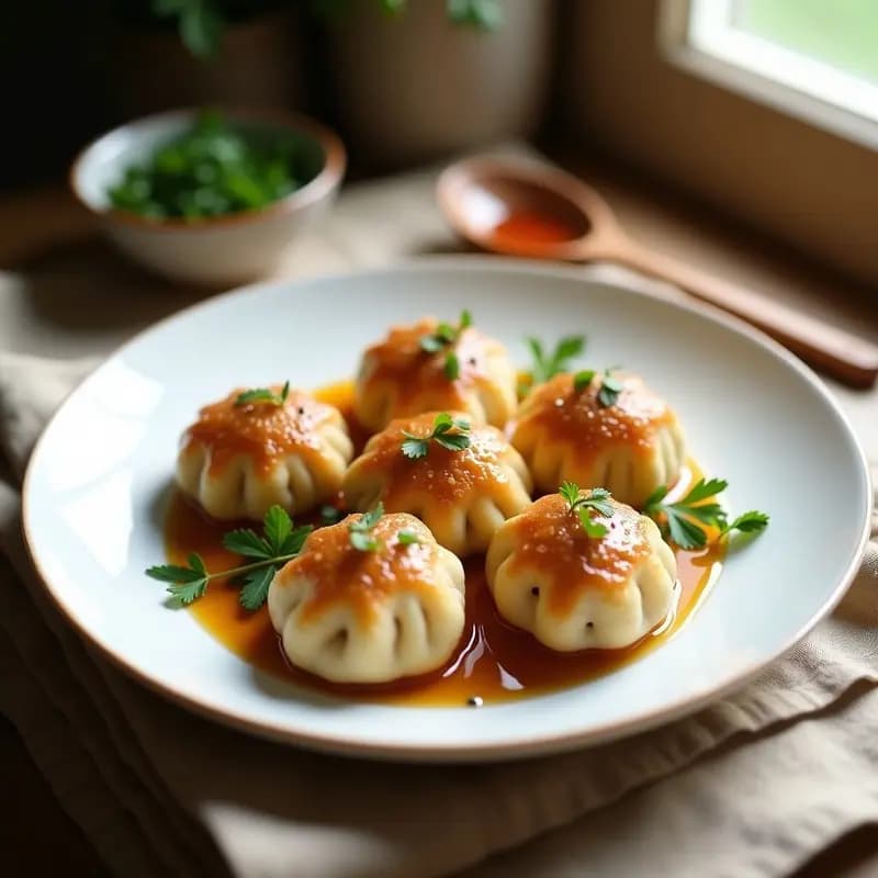 Knödel Austriacos de Pan y Semillas de Amapola: Acompañamiento Dulce y Salado