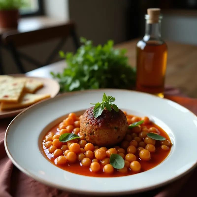 Kofta de Berenjena y Garbanzos: Receta Árabe Vegana en Sartén Antiadherente