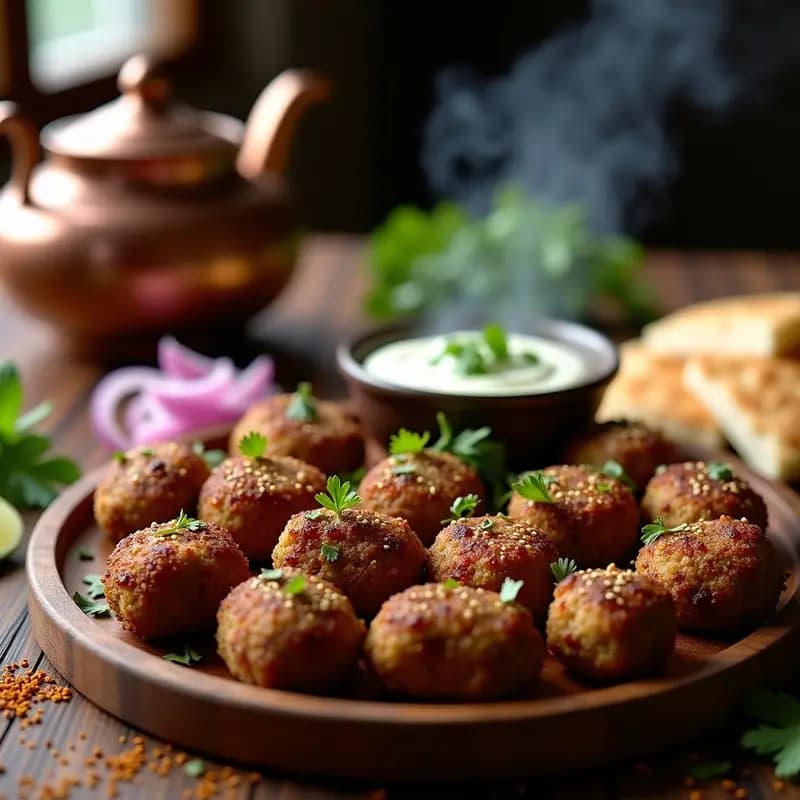 Kofta de Cordero con Especias Baharat: Albóndigas Árabes a la Parrilla
