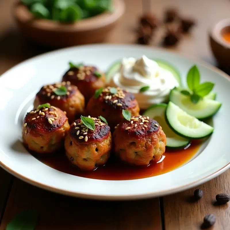 Kofta de Cordero con Especias Marroquíes: Receta en Airfryer y Baja en Grasas