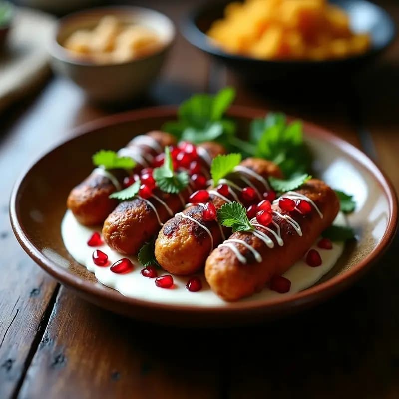 Kofta de Cordero al Horno: Receta Persa con Especias y Hierbas Frescas
