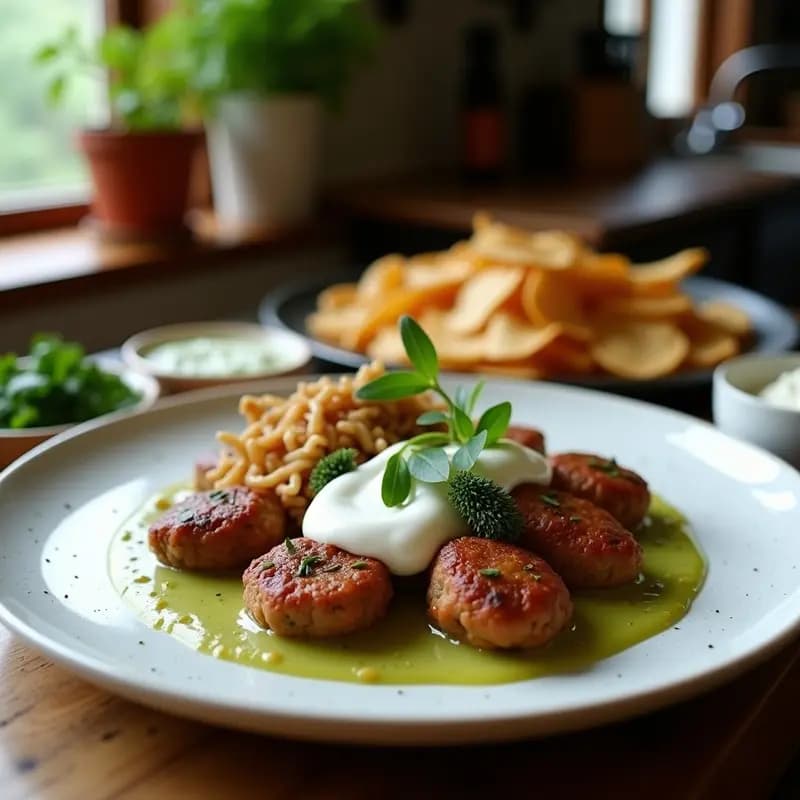 Kofta de Cordero y Mentpole con Salsa de Yogur Griego: Receta Turca en Barbacoa