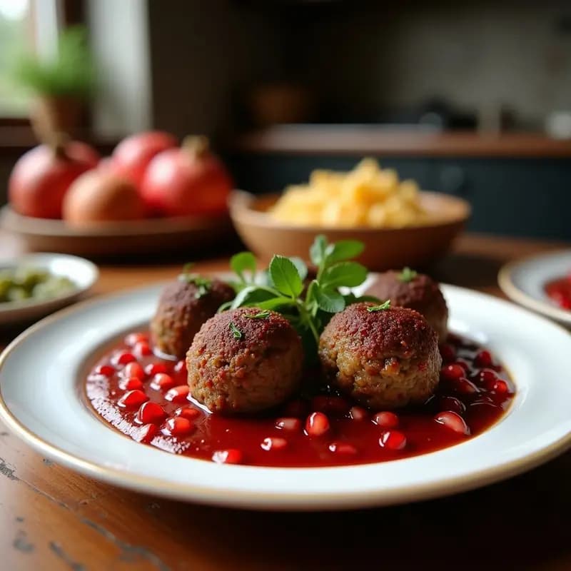 Kofta de Cordero con Salsa de Granado: Receta Persa en Grill Rápida