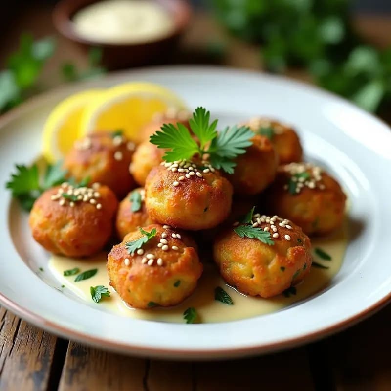 Kofta de Garbanzos y hierbas: Receta de Oriente Medio Vegana en Airfryer