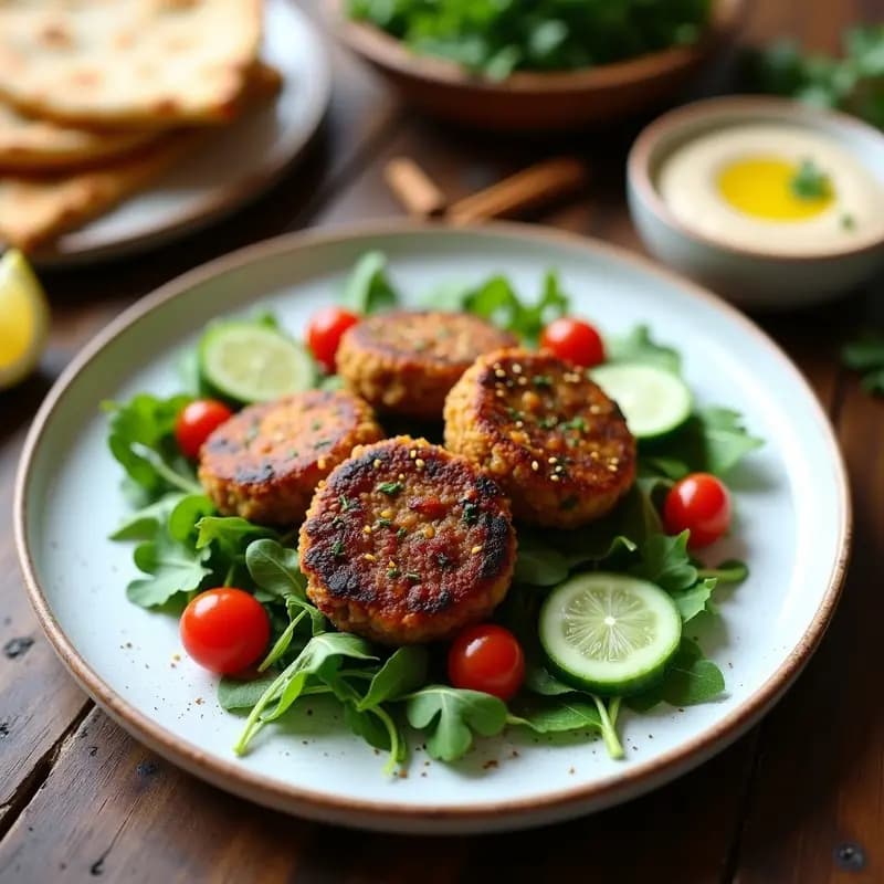 Kofta de Lentejas y Cebolla Caramelizada: Receta de Oriente Medio Vegana
