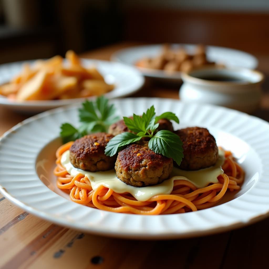 Koftas de Berenjena y Garbanzos: Receta Árabe Vegana en Airfryer con Salsa de Tahini