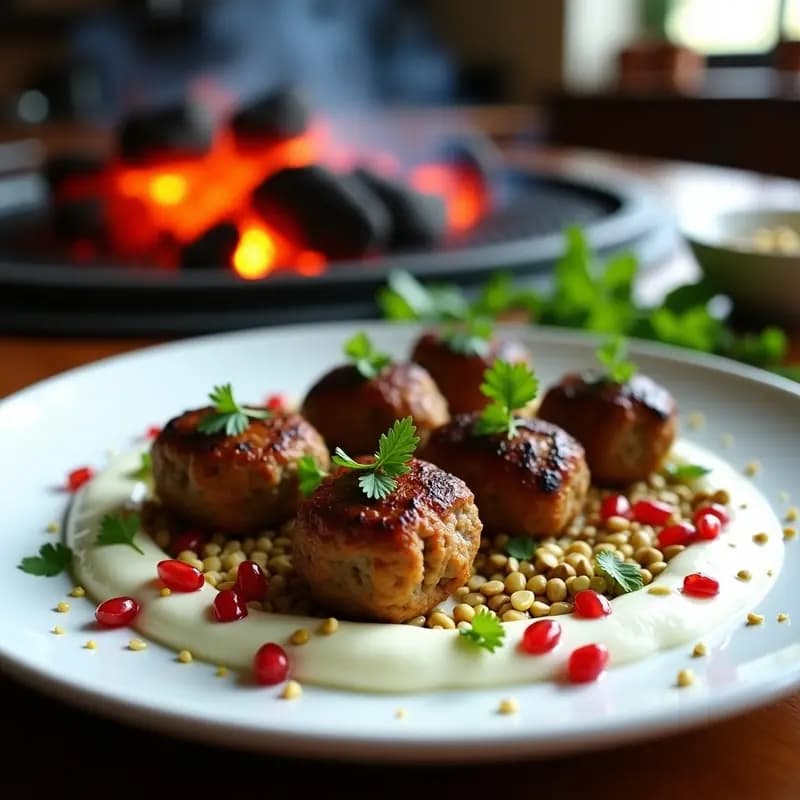 Kofte de Cordero con Hierbas y Yogur: Receta Persa en Grill Rápida