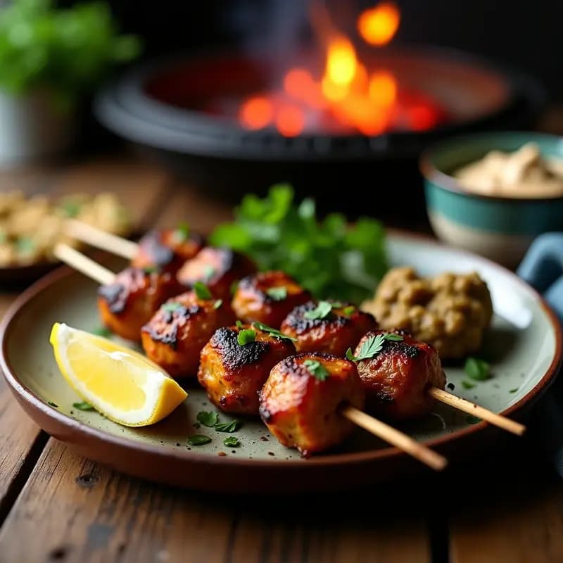 Kofte Kebabs de Cordero con Especias: Brochetas Turcas a la Parrilla en 25 Minutos