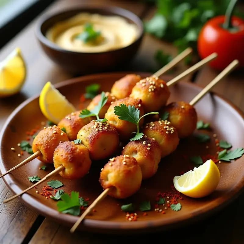 Kofte Kebabs de Garbanzos: Albóndigas Turcas Veganas con Especias