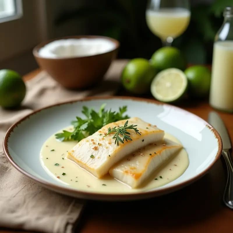 Kokoda Fiyiano de Corvina y Coco con Limón: Ceviche de Fiyi Crudo y Fresco