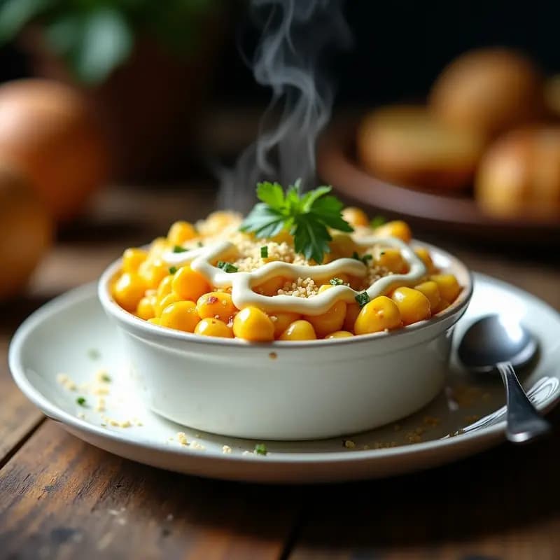 Korean Corn Cheese: Maíz Asado con Queso Mozzarella y Mayo en Airfryer